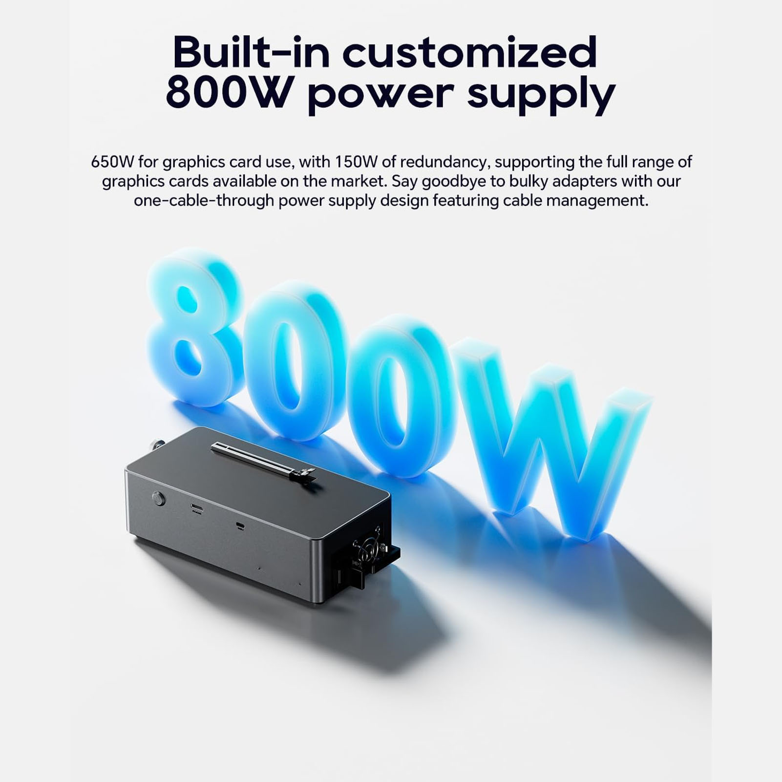 Stacja dokująca EGPU z zasilac – Oculink Gpu Dock Station recenzja i cena