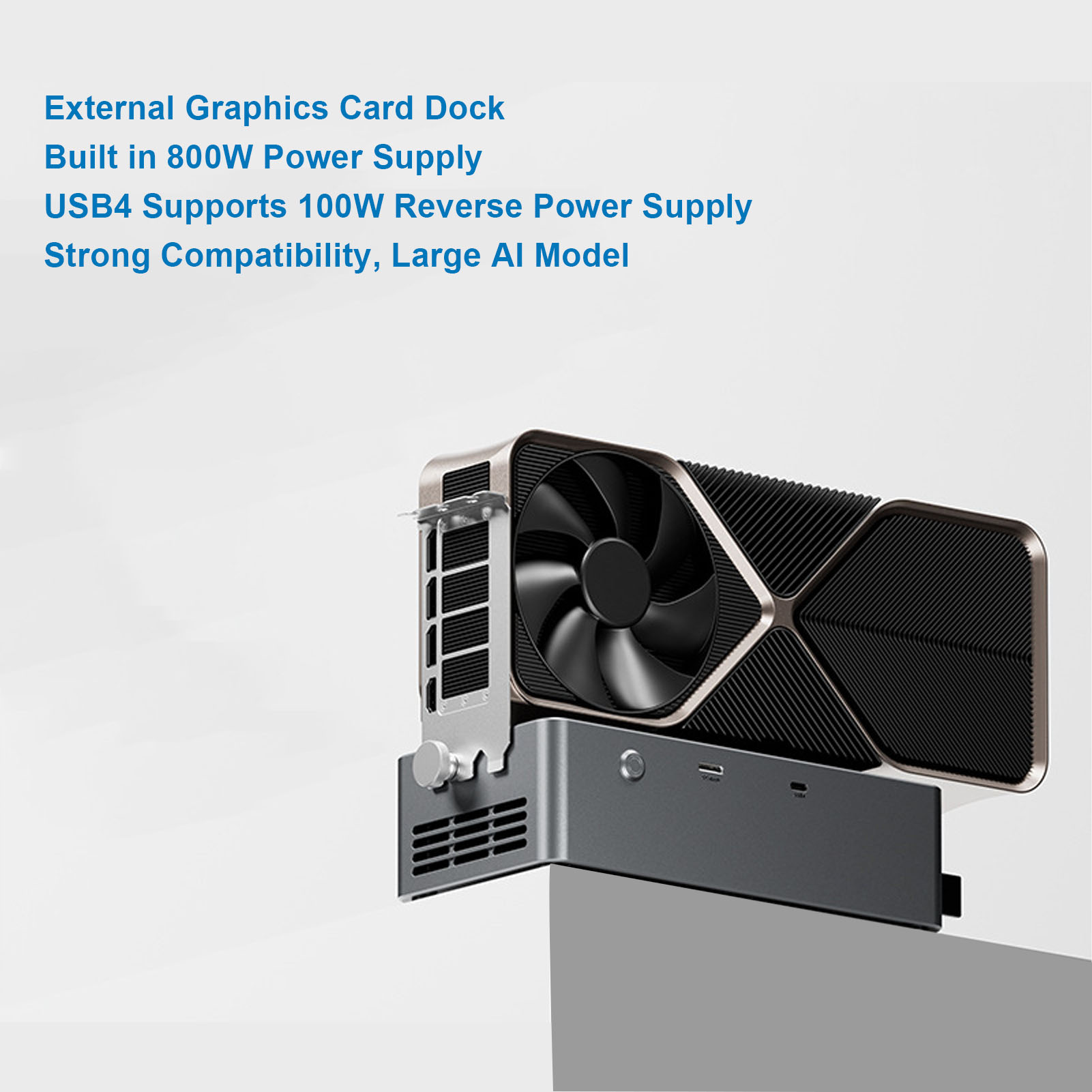 Stacja dokująca EGPU z zasilac – Oculink Gpu Dock Station recenzja i cena