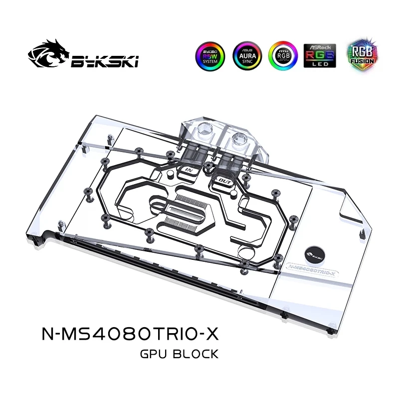 Blok GPU Bykski do karty grafi – Rtx 4080 Water Cooling Block recenzja i cena