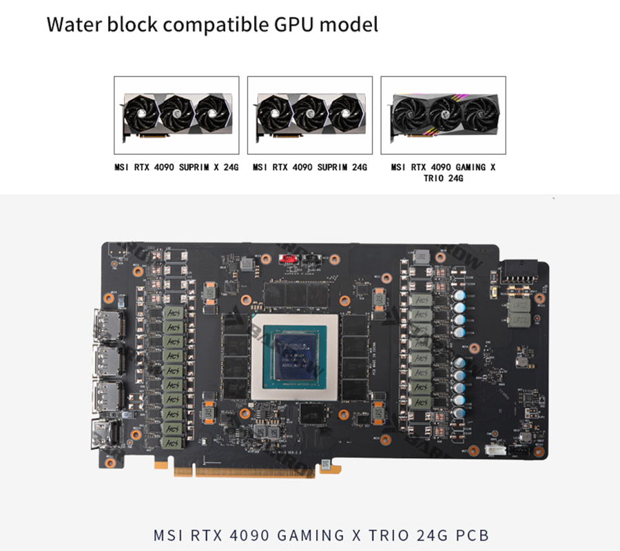 Blok wodny GPU Barrow, do chło – Rtx 4090 Water Block Full Cover recenzja i cena